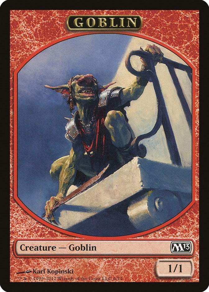 Image for Goblin Token (6) [Magic 2013 (M13)] - Magic: The Gathering