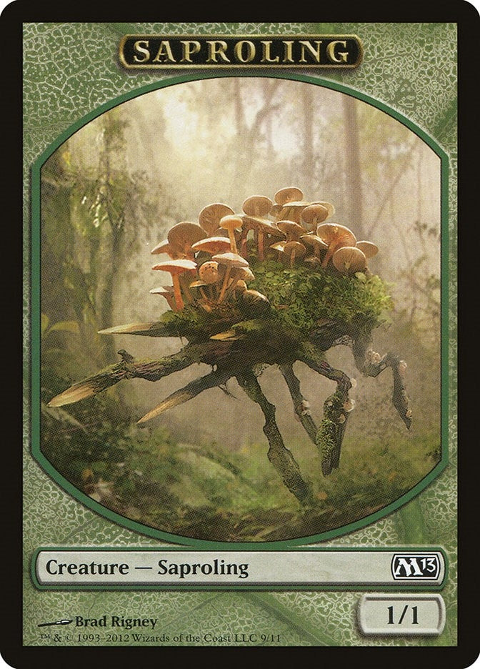 Image for Saproling Token (9) [Magic 2013 (M13)] - Magic: The Gathering