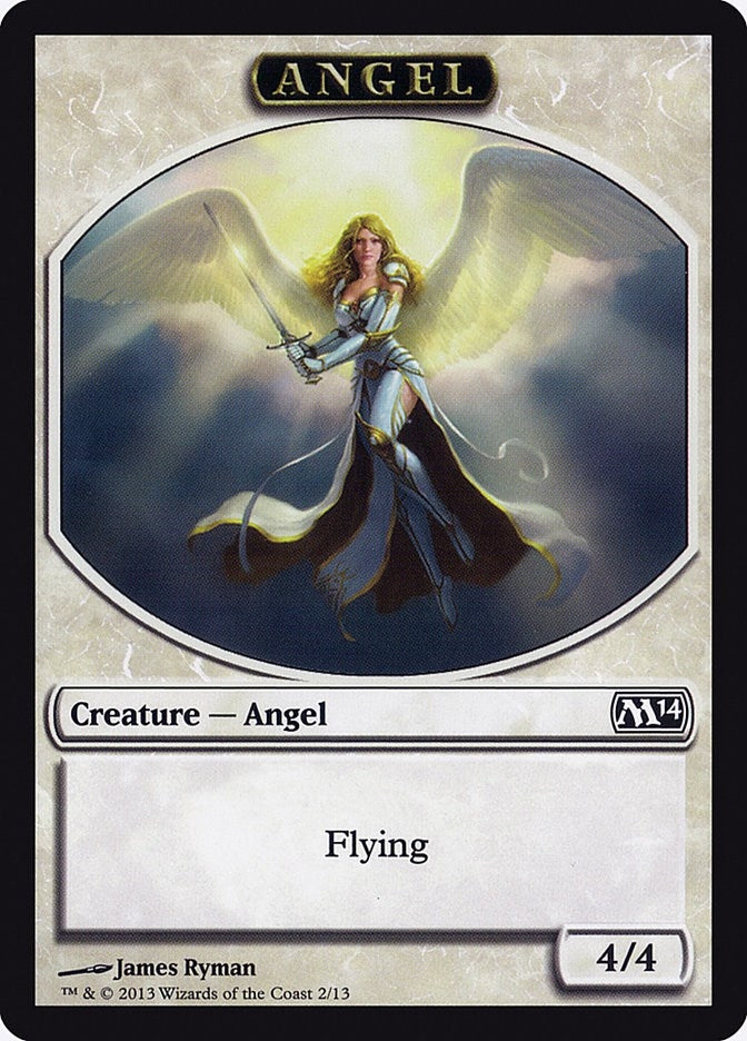 Image for Angel Token (2) [Magic 2014 (M14)] - Magic: The Gathering