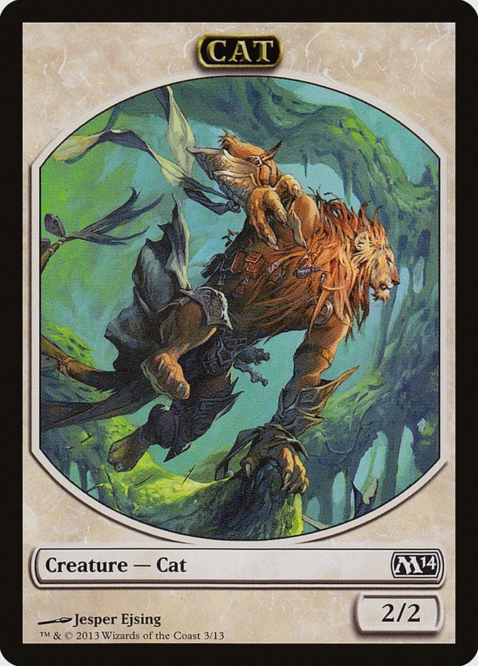 Image for Cat Token (3) [Magic 2014 (M14)] - Magic: The Gathering
