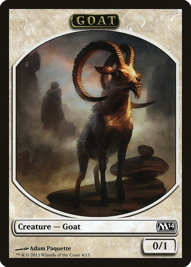 Image for Goat Token (4) [Magic 2014 (M14)] - Magic: The Gathering