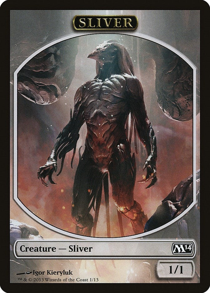 Image for Sliver Token (1) [Magic 2014 (M14)] - Magic: The Gathering