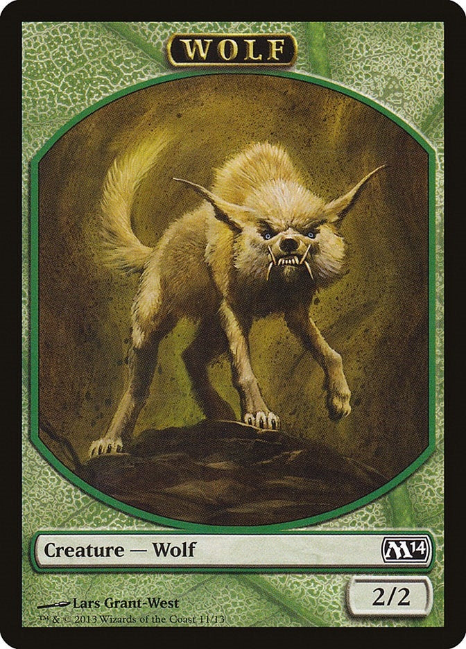 Image for Wolf Token (11) [Magic 2014 (M14)] - Magic: The Gathering