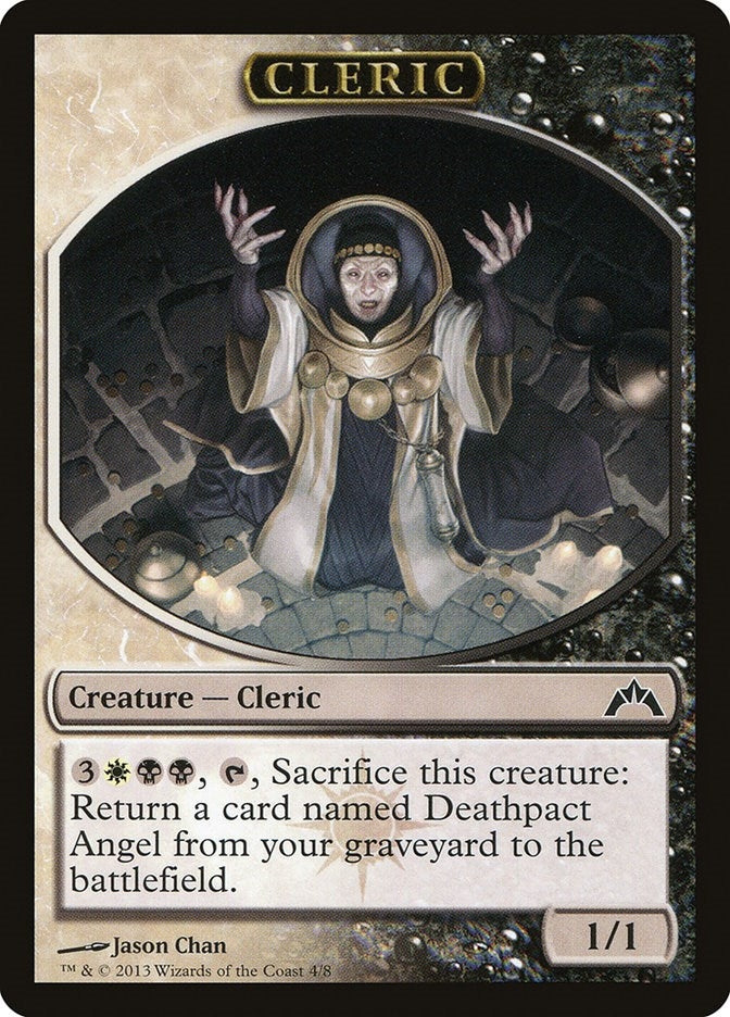 Cleric Token (4) [Gatecrash Tokens]
