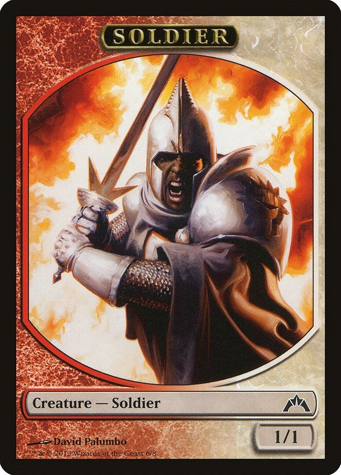 Image for Soldier Token (6) [Gatecrash] - Magic: The Gathering