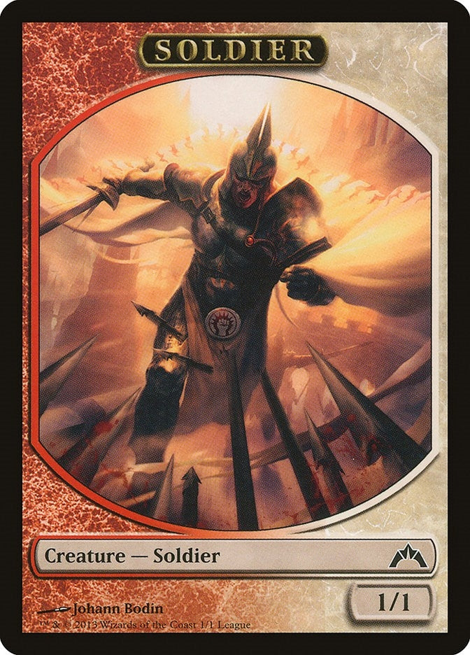Image for Soldier Token (Gatecrash) (1) [League Promos] - Magic: The Gathering