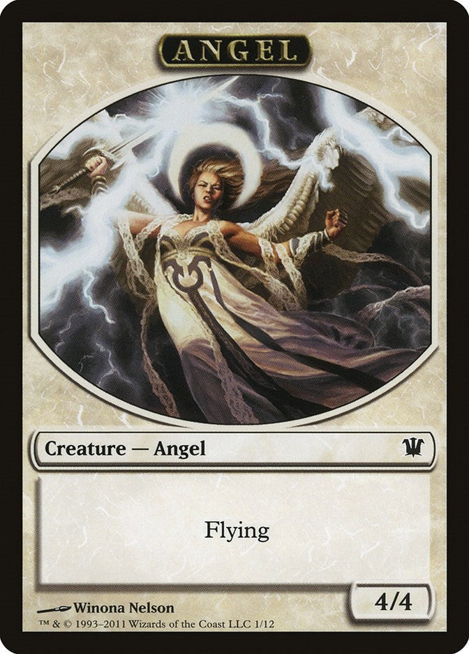 Image for Angel Token (1) [Innistrad] - Magic: The Gathering