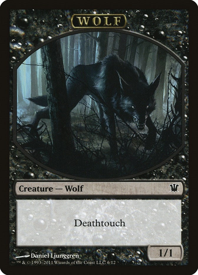 Image for Wolf Token (6) (6) [Innistrad] - Magic: The Gathering