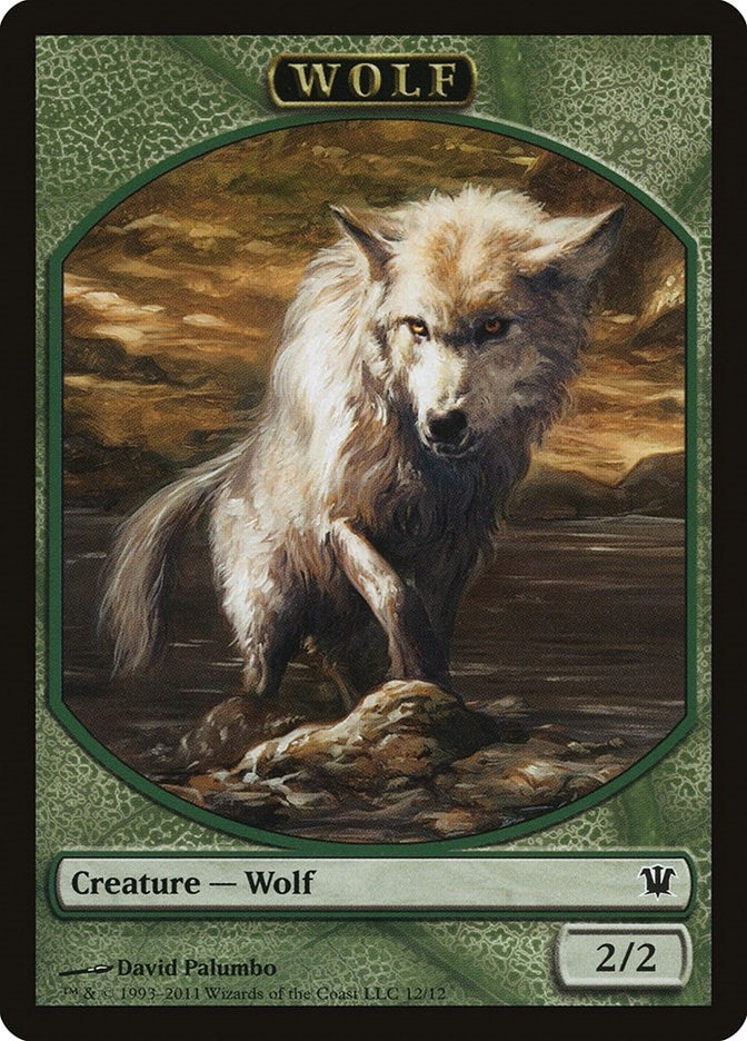 Image for Wolf Token (12) (12) [Innistrad] - Magic: The Gathering