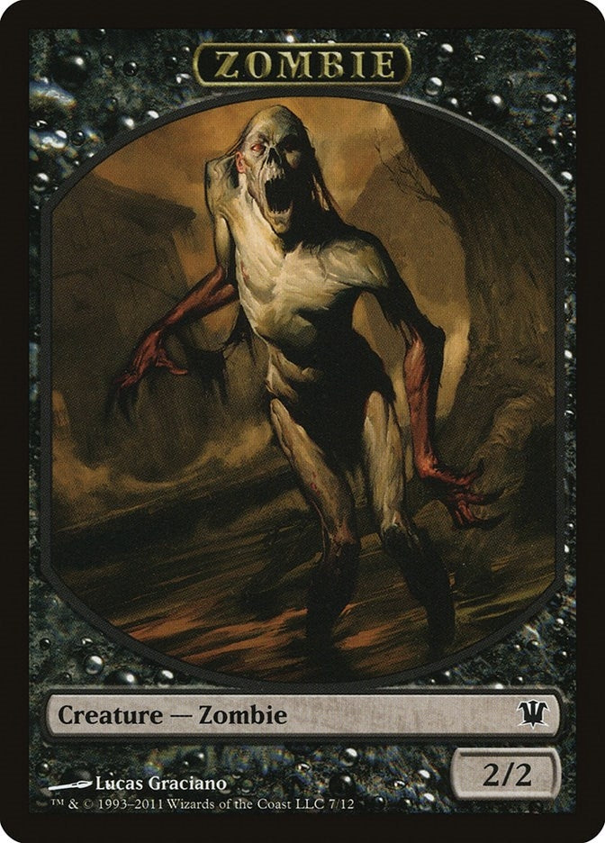 Zombie Token (7) (7) [Innistrad Tokens]