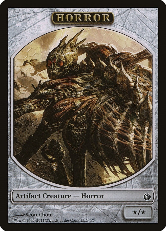 Image for Horror Token (4) [Mirrodin Besieged] - Magic: The Gathering
