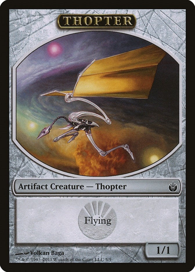 Image for Thopter Token (5) [Mirrodin Besieged] - Magic: The Gathering