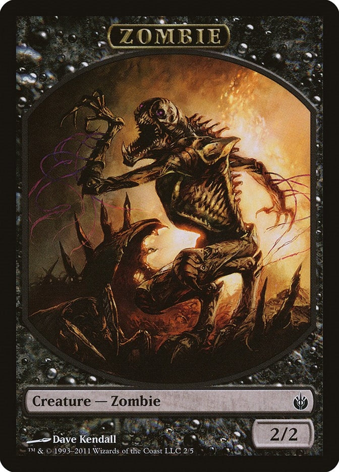 Image for Zombie Token (2) [Mirrodin Besieged] - Magic: The Gathering