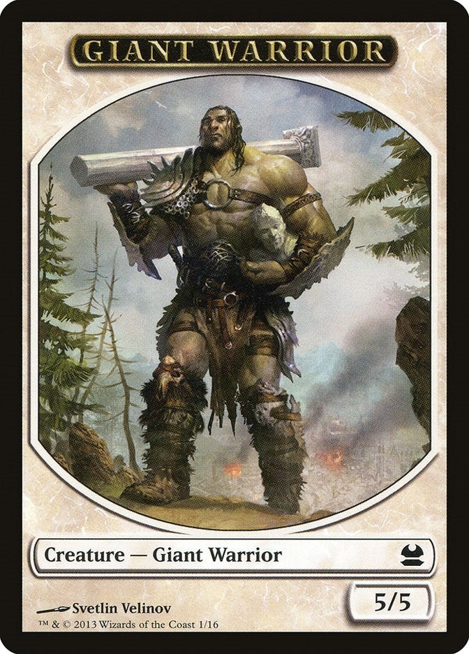Image for Giant Warrior Token (1) [Modern Masters] - Magic: The Gathering