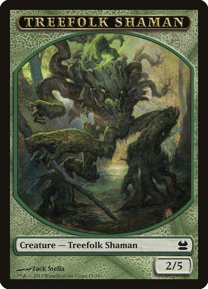 Image for Treefolk Shaman Token (13) [Modern Masters] - Magic: The Gathering