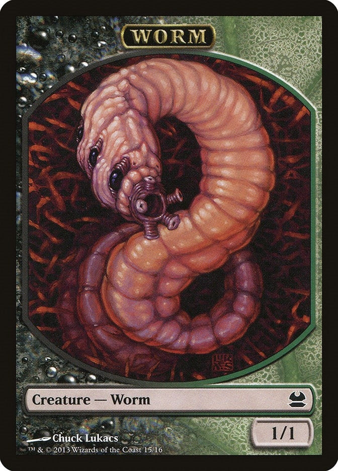 Image for Worm Token (15) [Modern Masters] - Magic: The Gathering