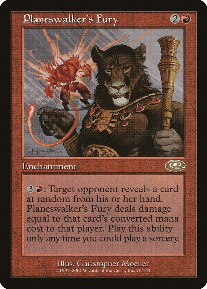 Image for Planeswalker's Fury (70) [Planeshift] - Magic: The Gathering