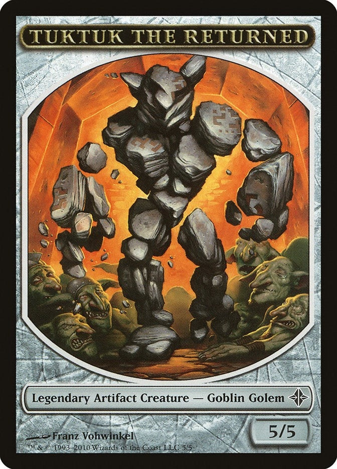 Image for Tuktuk the Returned Token (5) [Rise of the Eldrazi] - Magic: The Gathering