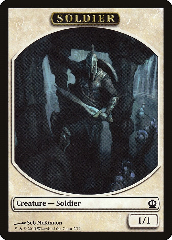 Image for Soldier Token (McKinnon) (2) [Theros] - Magic: The Gathering
