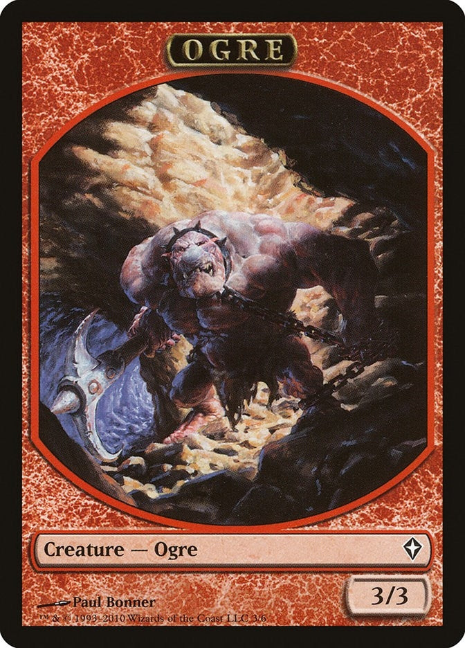 Image for Ogre Token (3) [Worldwake] - Magic: The Gathering