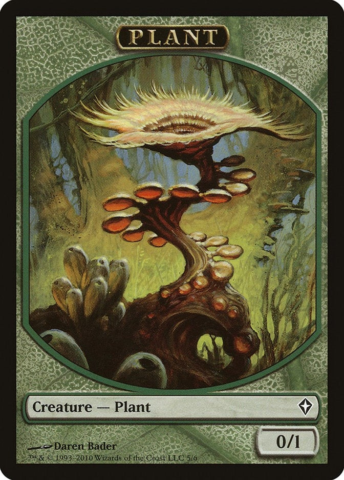 Image for Plant Token (5) [Worldwake] - Magic: The Gathering