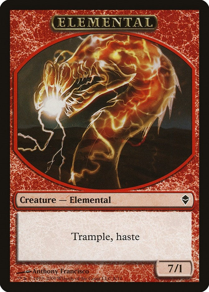 Image for Elemental Token (8) [Zendikar] - Magic: The Gathering