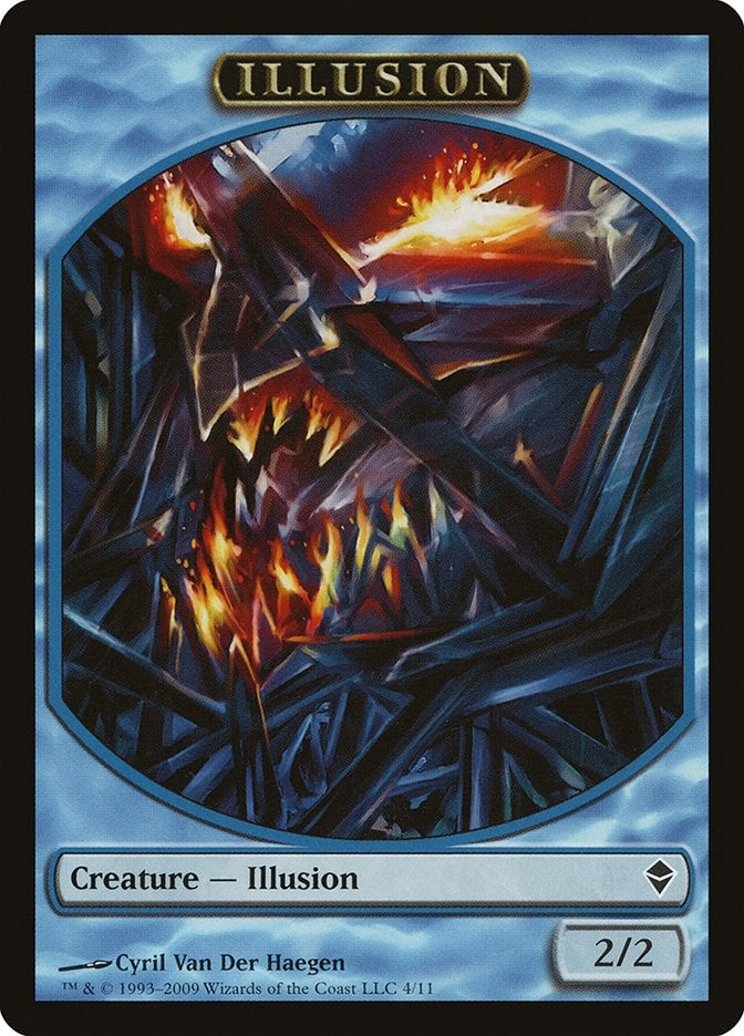 Image for Illusion Token (4) [Zendikar] - Magic: The Gathering