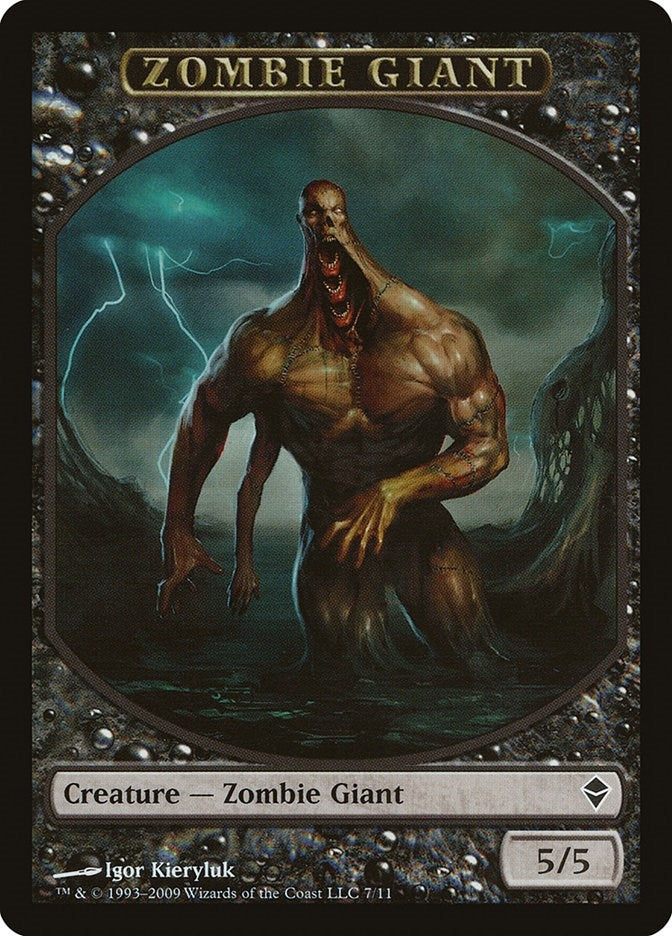 Image for Zombie Giant Token (7) [Zendikar] - Magic: The Gathering