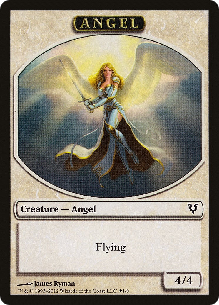 Image for Angel // Demon Double-Sided Token (1 // 5) [Prerelease Cards] - Magic: The Gathering