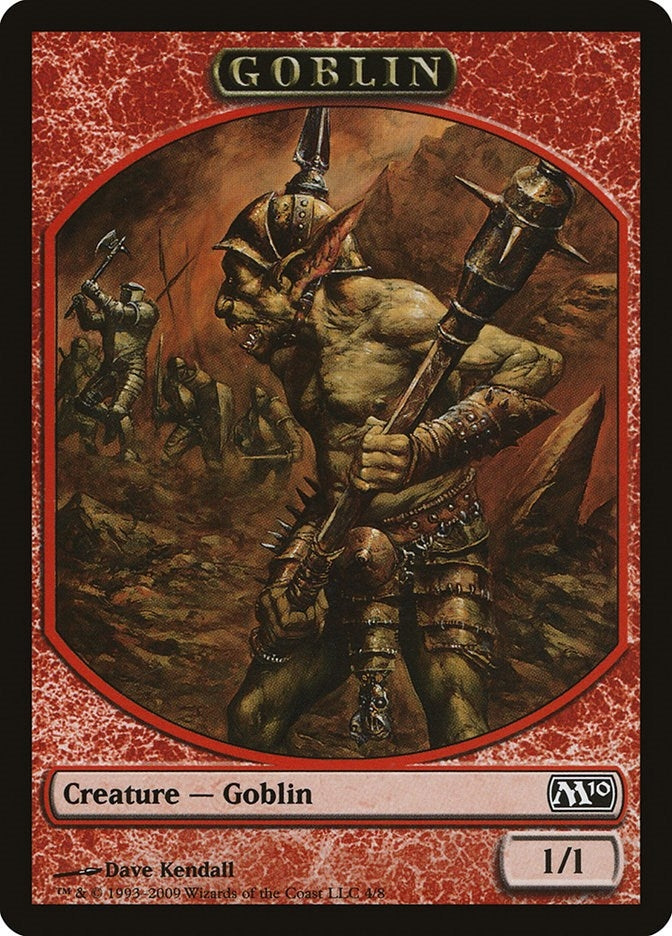 Image for Goblin Token (4) [Magic 2010 (M10)] - Magic: The Gathering