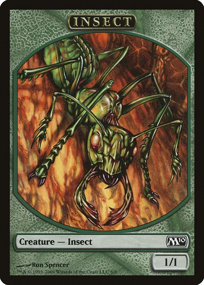 Image for Insect Token (6) [Magic 2010 (M10)] - Magic: The Gathering