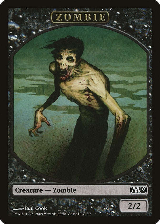 Image for Zombie Token (3) [Magic 2010 (M10)] - Magic: The Gathering