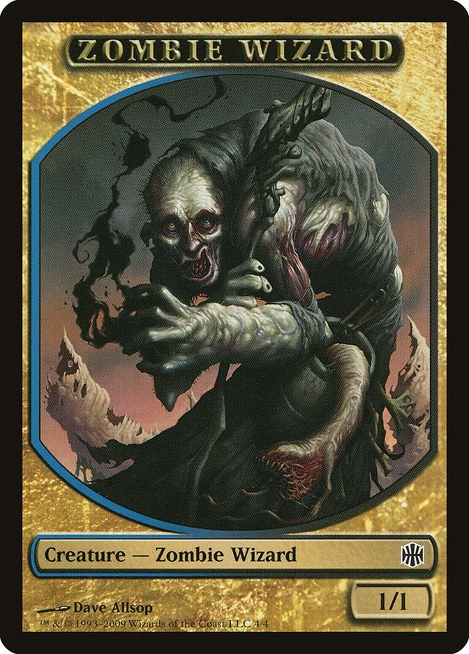 Image for Zombie Wizard Token (4) [Alara Reborn] - Magic: The Gathering