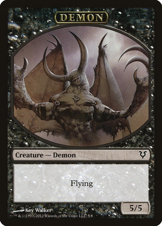 Image for Demon Token (5) [Avacyn Restored] - Magic: The Gathering