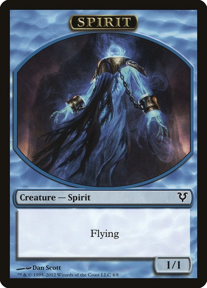 Image for Spirit Token (4) (4) [Avacyn Restored] - Magic: The Gathering