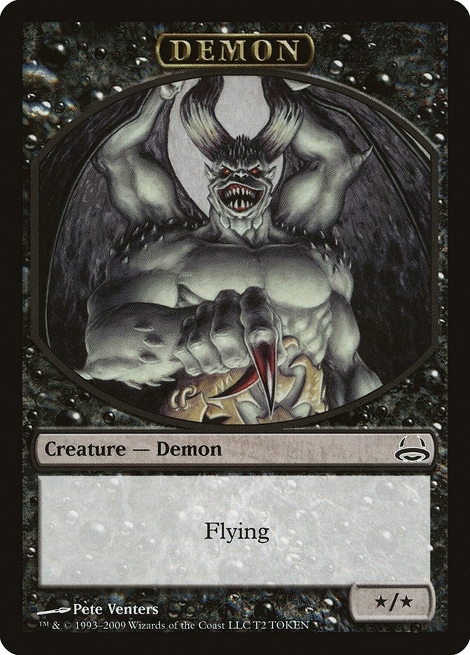 Image for Demon Token (2) [Divine vs. Demonic] - Magic: The Gathering