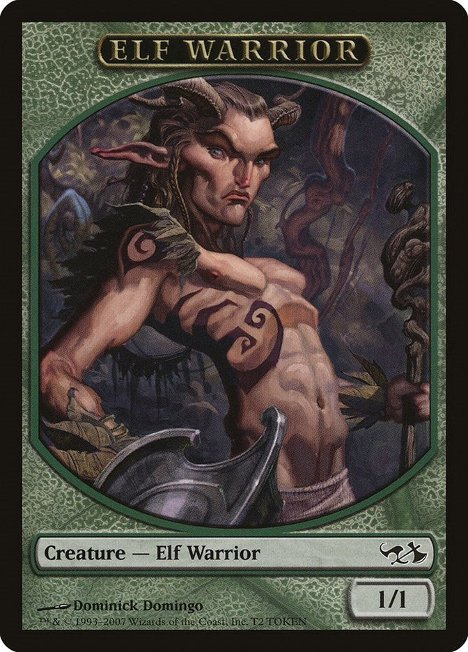 Image for Elf Warrior Token (T2) [Elves vs. Goblins] - Magic: The Gathering