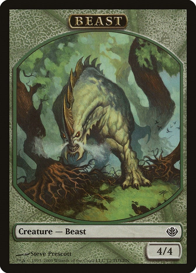 Image for Beast Token (4/4) (T2) [Garruk vs. Liliana] - Magic: The Gathering