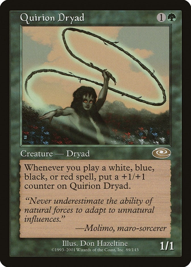 Image for Quirion Dryad (89) [Planeshift] - Magic: The Gathering