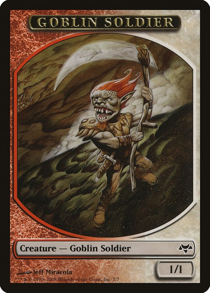 Image for Goblin Soldier Token (7) [Eventide] - Magic: The Gathering