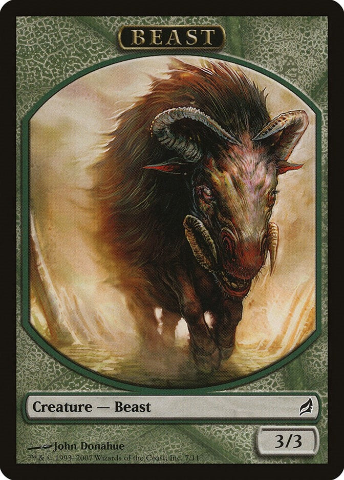 Image for Beast Token (7) [Lorwyn] - Magic: The Gathering
