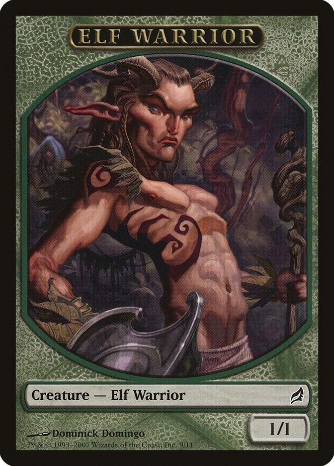 Image for Elf Warrior Token (9) [Lorwyn] - Magic: The Gathering