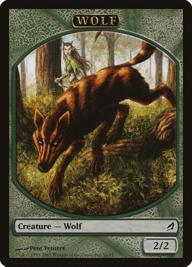 Image for Wolf Token (10) [Lorwyn] - Magic: The Gathering