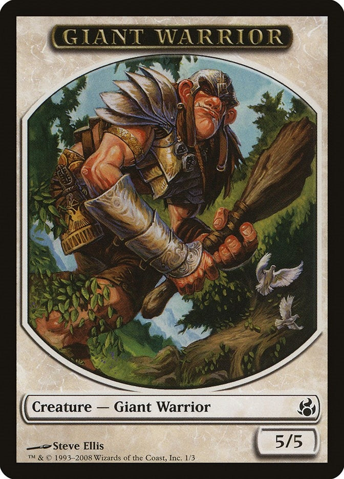 Image for Giant Warrior Token (1) [Morningtide] - Magic: The Gathering