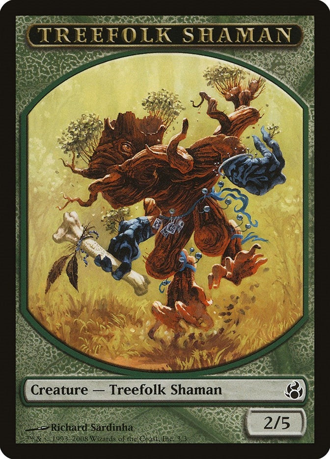 Image for Treefolk Shaman Token (3) [Morningtide] - Magic: The Gathering