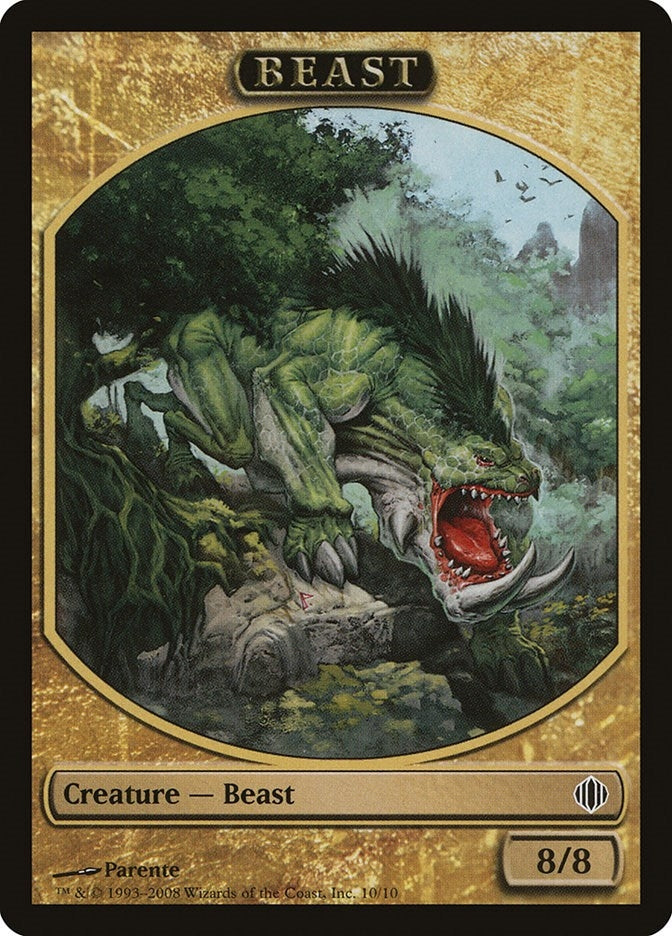 Image for Beast Token (Multicolor) (10) [Shards of Alara] - Magic: The Gathering