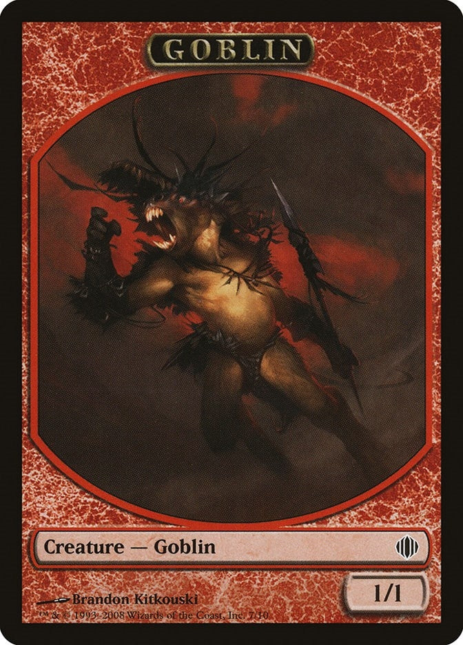 Image for Goblin Token (7) [Shards of Alara] - Magic: The Gathering