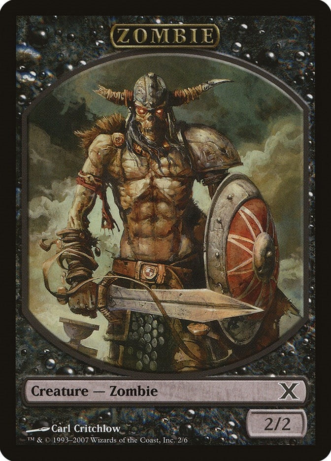 Image for Zombie Token (2) [10th Edition] - Magic: The Gathering