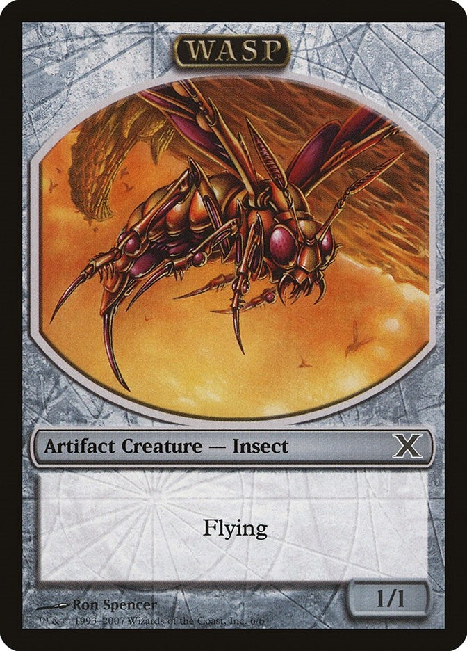Image for Wasp Token (6) [10th Edition] - Magic: The Gathering