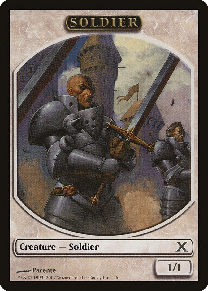 Image for Soldier Token (1) [10th Edition] - Magic: The Gathering